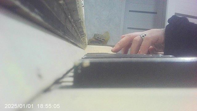 Пианино: русская народная "У меня ль во садочке". Транспозиция в C и обработка.
