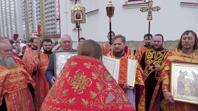 Первая Божественная литургия в Георгиевском храме