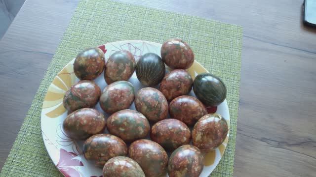Покраска пасхальных яиц! Как я это делал в 2024г.!
