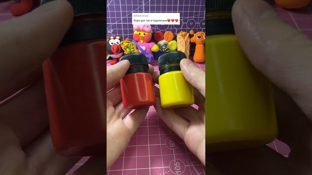 Мини корн дог своими руками! ❤️Мой Телеграмм канал: krutotut_rus❤️ #творчество #clay #рек #diy