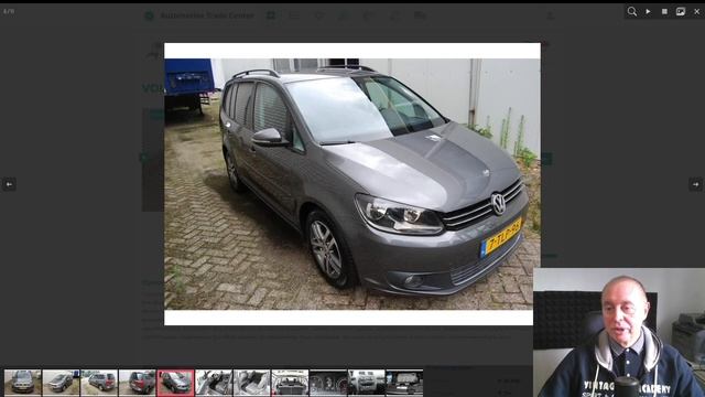 Купили на аукционе Европы семиместный VW Touran 1.6 TDI Comfortline.