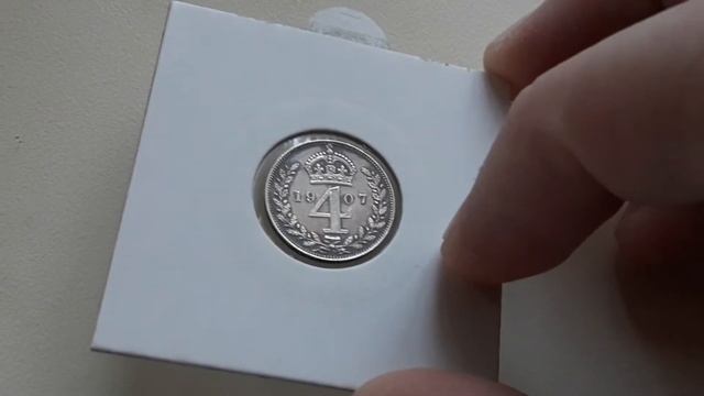 Британская Империя. 4 пенса 1907г