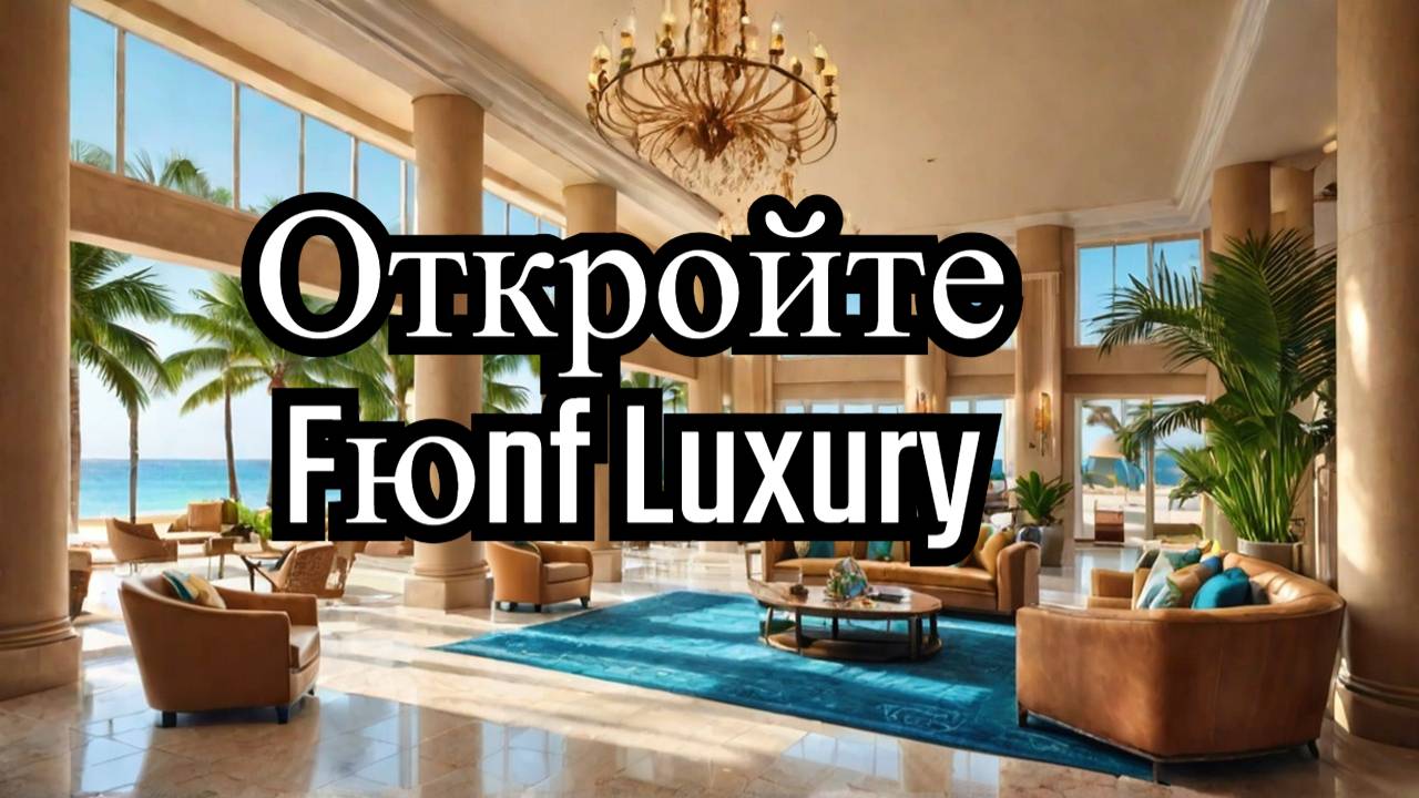 Онлайн тур по отелю Fюnf Luxury Resort & SPA 5* | Анапа