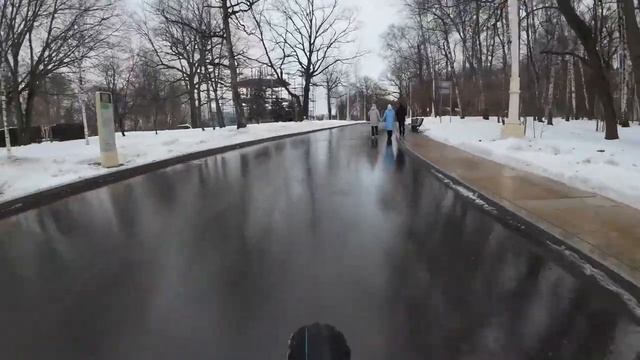 30 декабря, последняя катка года по асфальту и грязи