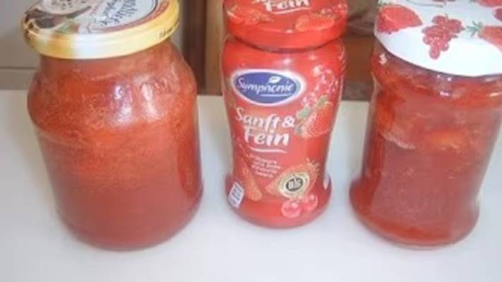 Варенье из клубники и ревеня