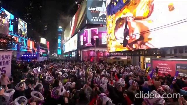 times square ball drop 2025 reversed