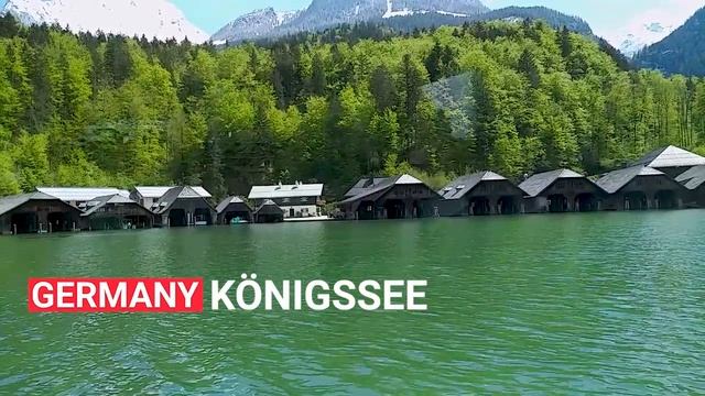 Königssee Озеро Кёнигсзе в Германии