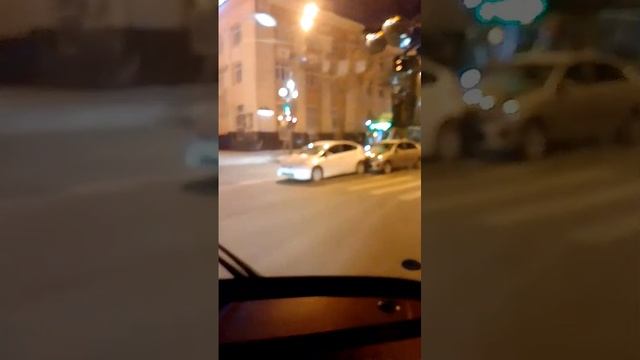 Череда новогодних аварий зафиксирована в Южно-Сахалинске, часть 2