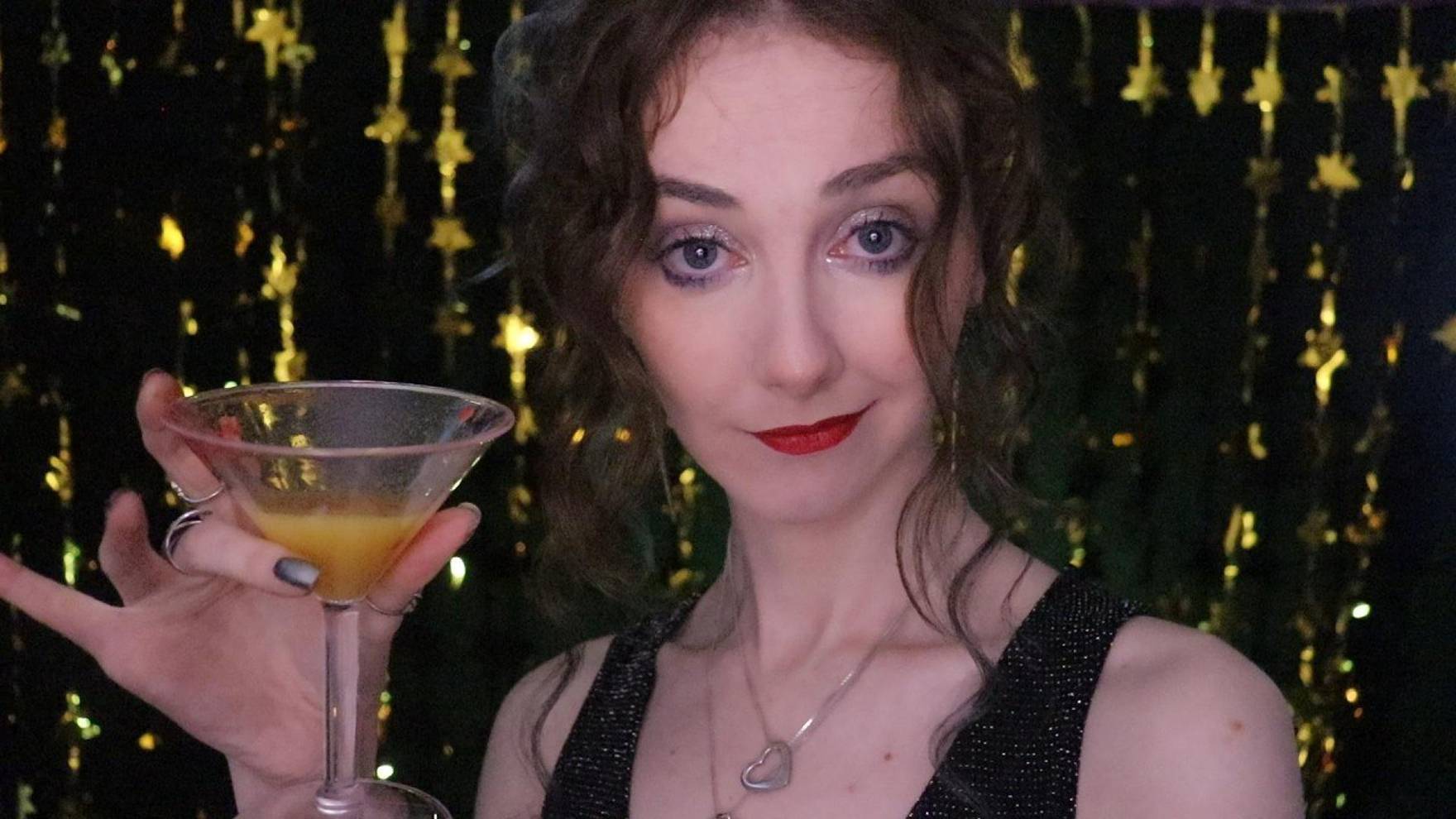 [VisualSounds1 ASMR] Office Gossip Flirts with You at the New Year's Eve Party