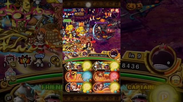 OPTC - Kizuna Vs Halloween Sabo (All Variations) Lvl 34,35,36