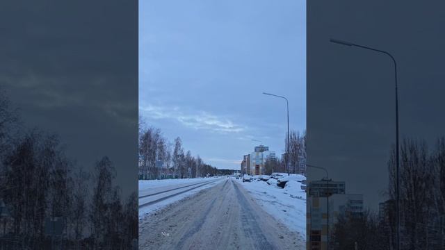 Утро 1 го января в челнах