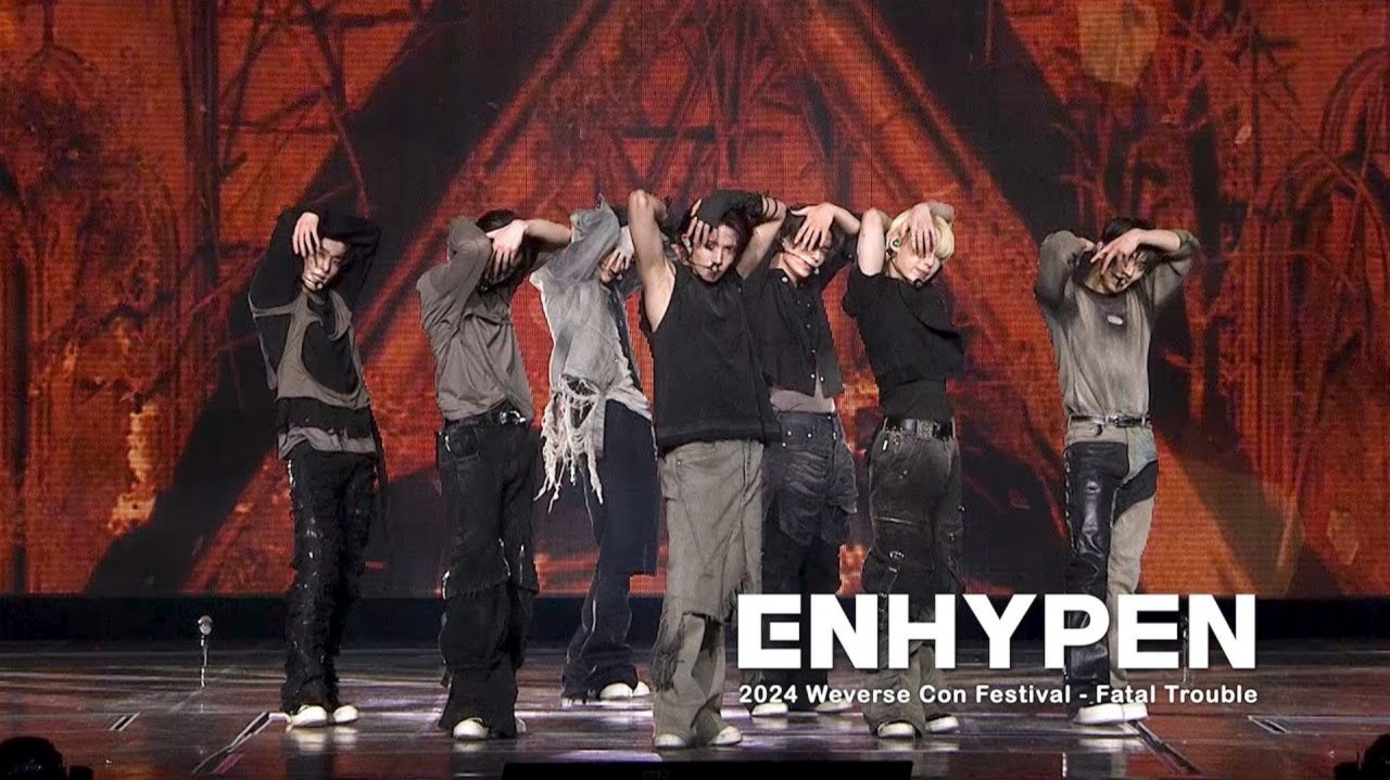 ENHYPEN – 'Fatal Trouble' Stage Cam AliExpress 2024 Weverse Con Festival