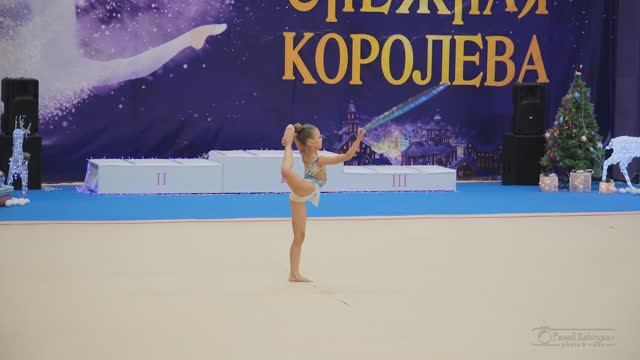Морозова Сладислава 2016гр Снежная Королева Лично Обруч 4 декабря 2023