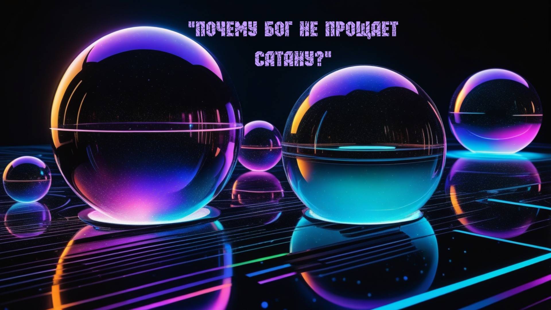 "Почему Бог не прощает сатану и не положит конец всему злу?"