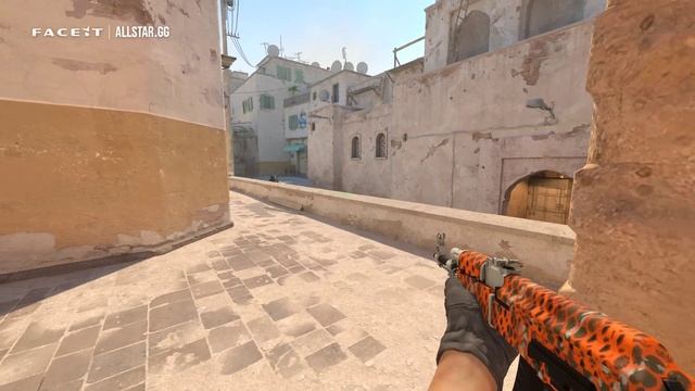 CS2. FaceIT. Dust 2 = 4 HEAD SHOTS: WIN