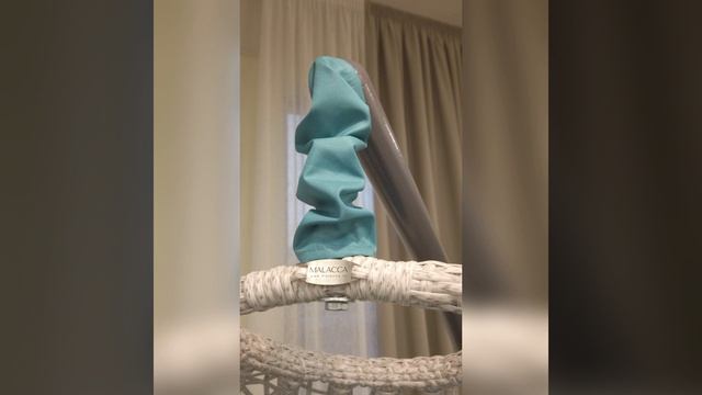 Подвесное кресло из искусственного ротанга Лаурель от фабрики плетеной мебели Malacca #дизайн #home