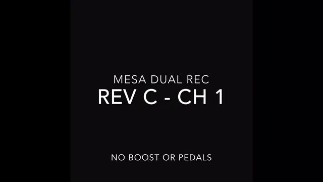 '92 Mesa Boogie Dual Rectifier - Rev C, Channel 1, No Boost (iPhone)