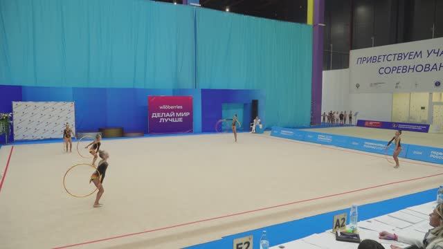 Морозова Сладислава 2016гр Новая Лига Юни Cup группа Звездочки Обруч 1 декабря 2024