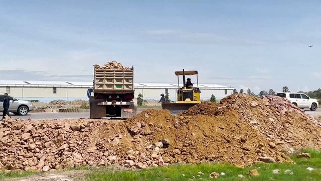 Строительство, засыпка, очередной участок