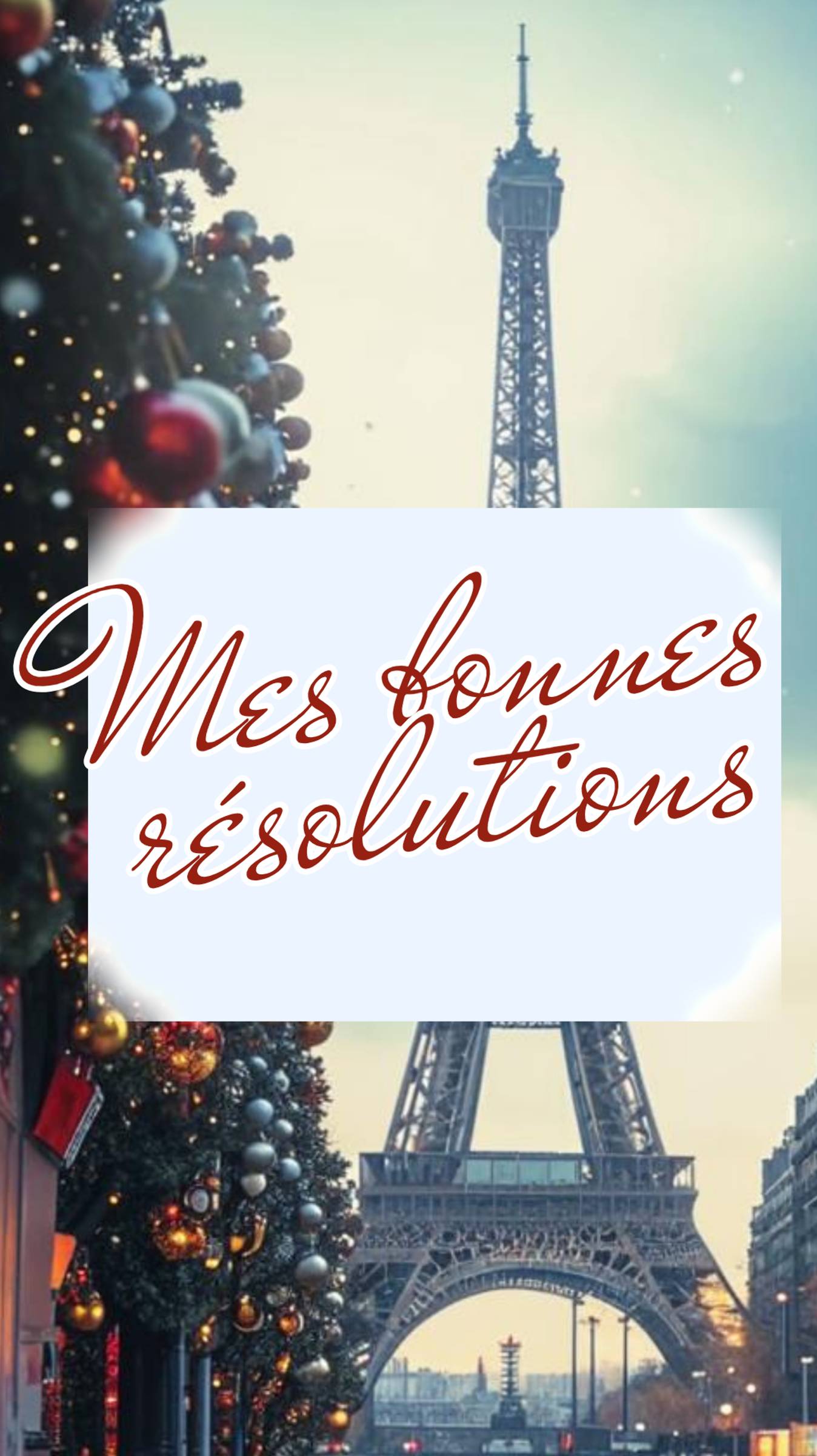 Mes bonnes résolutions / Новогодние обещания для изучающих французский