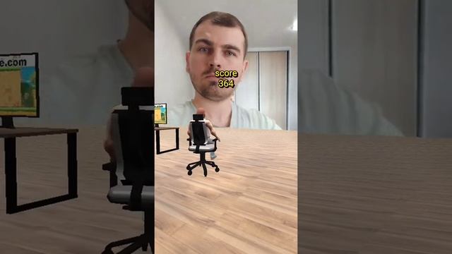 Качусь на кресле