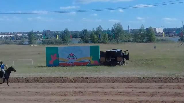 Сабантуй 2019. Конные скачки(2)