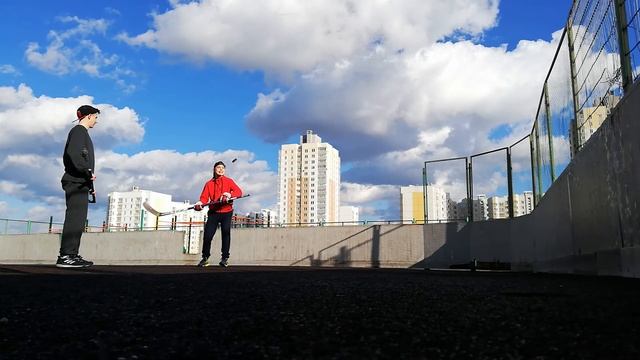 Трюки с шайбой😱
