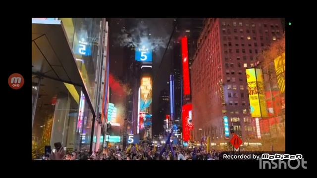 times square ball 2025 reverse