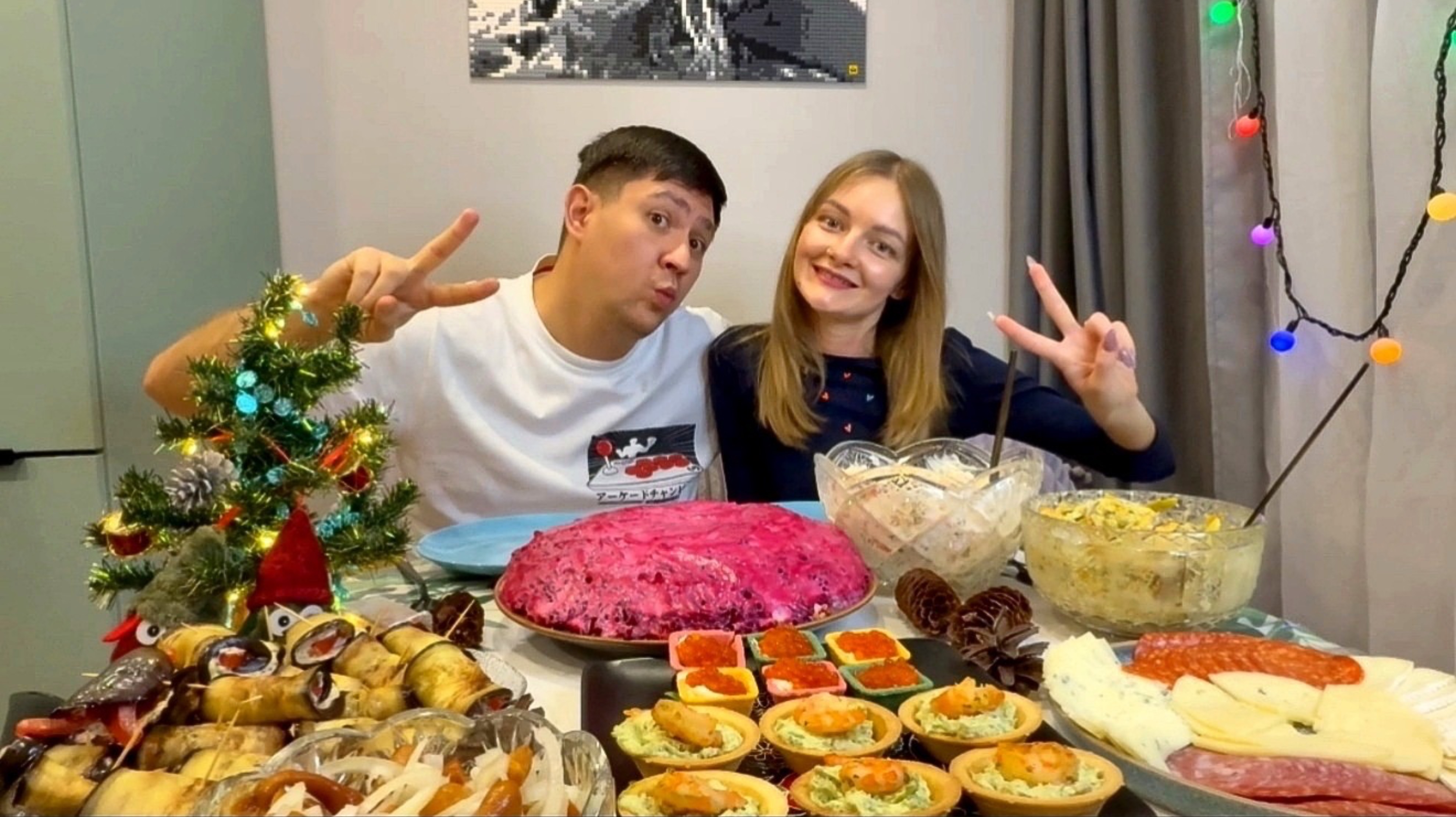Новогодний МУКБАНГ🎉Подвели ИТОГИ ГОДА✨С новым 2025 годом!🎄