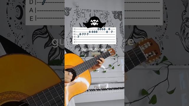 учимся играть на гитаре.