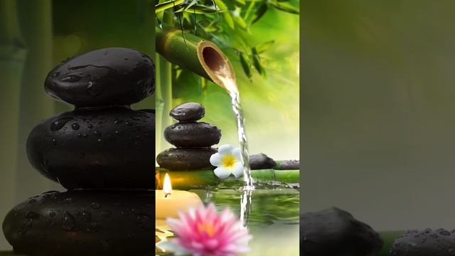 Relaxing Music Bamboo Water Fountain Meditation Music Sleep Music Piano Music Stress Relief Music