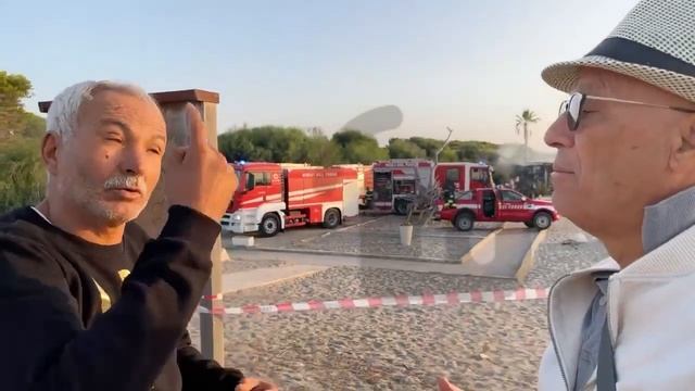 L'INCENDIO AL LIDO BAMBULE' DI POLICORO