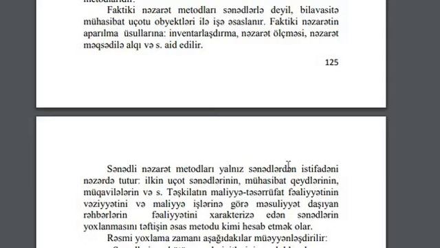 Maliyyə nəzarəti və auditin metod problemləri