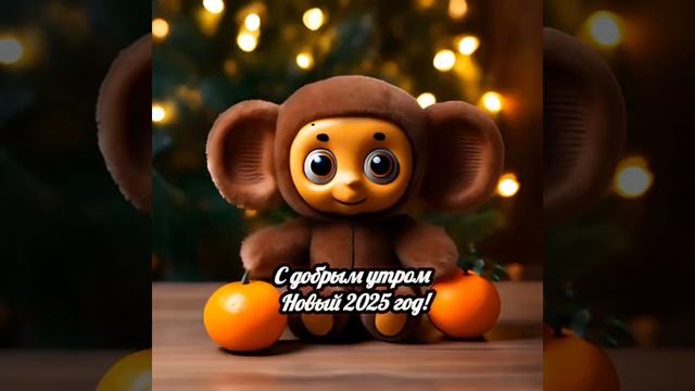 С добрым утром 2025 год! Надеюсь ты будешь таким же добрым как этот мультяшный герой!