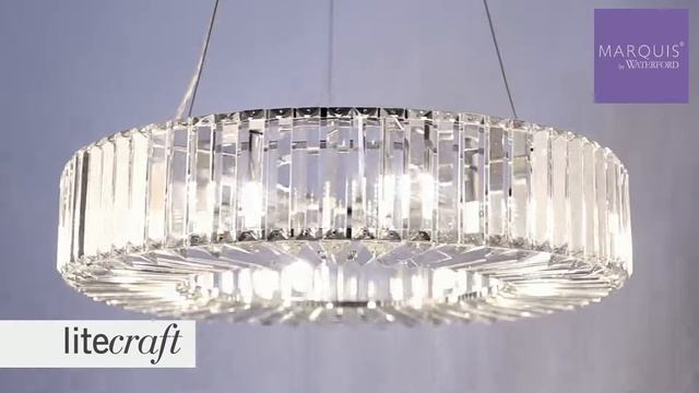Foyle LED 8 Light Bathroom Ceiling Pendant - Chrome | Litecraft - Lighting Your Home