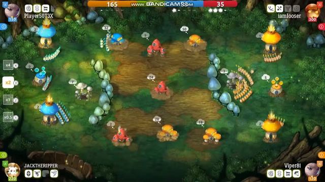 Mushroom Wars 2 | Quadrex map