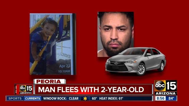 AMBER ALERT: Man takes two-year-old girl in Peoria
