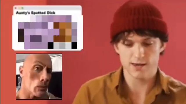 Tom Holland loves auntie's spotted dick