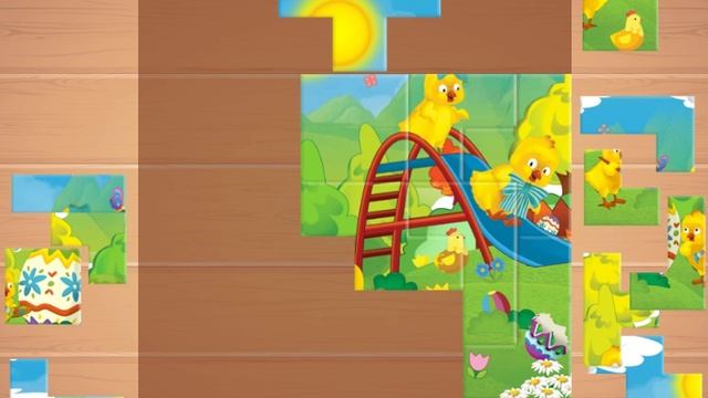 Пазл Цыплята Игры для Малышей Детские и Развивающие