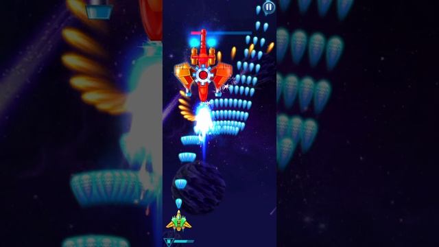 Alien Shooter. Проходим старую обычную волну, сражаемся с боссами, проходим 58 уровень.