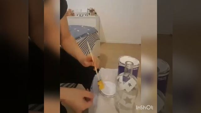 Светильник из бутылки своими руками
