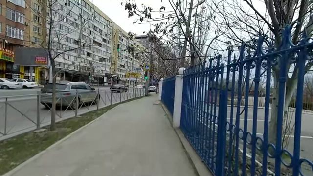 Walking Makhachkala. Petr Pervyy Avenue (February 14, 2021)