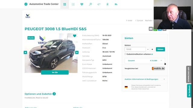 Возможно ли недорого купить на аукционе рестайлинговый Peugeot 3008 GT или хотя бы Allure Pack.
