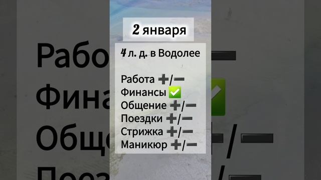 Лунный день 2 января 2025 года Гороскоп каждый день! #shorts #астрология #прогноз дня #насегодня