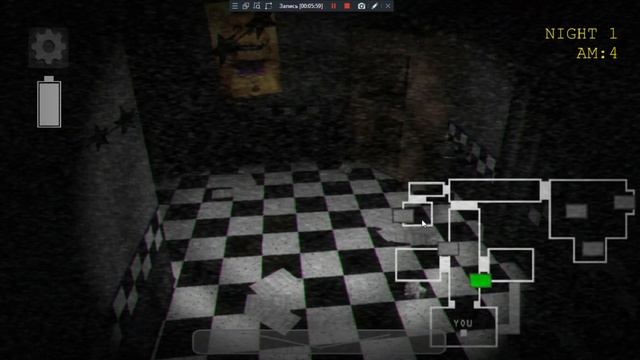 FNAF | A Golden Past Chapter 1 #1 Не удачная попытка пройти 1 ночь