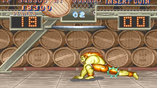 Street Fighter II: The World Warrior - Blanka [Arcade] (1991) {bootleg with rules screen}