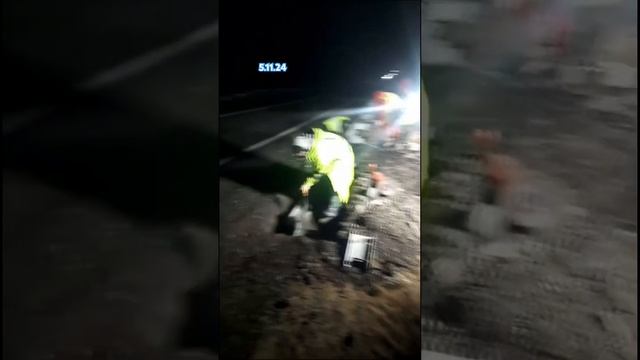 г. Воротынец. На видео представлен процесс монтажа начального/конечного участка. #shorts #дорога