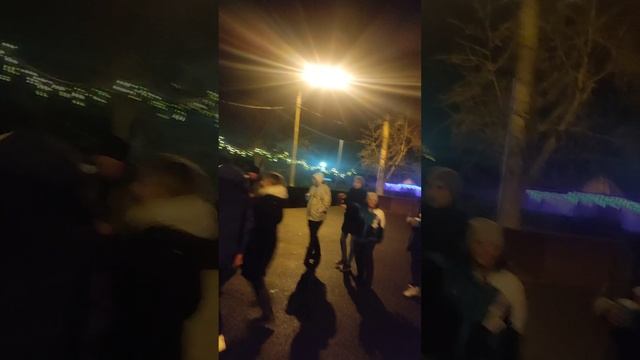 празднование НГ селом
