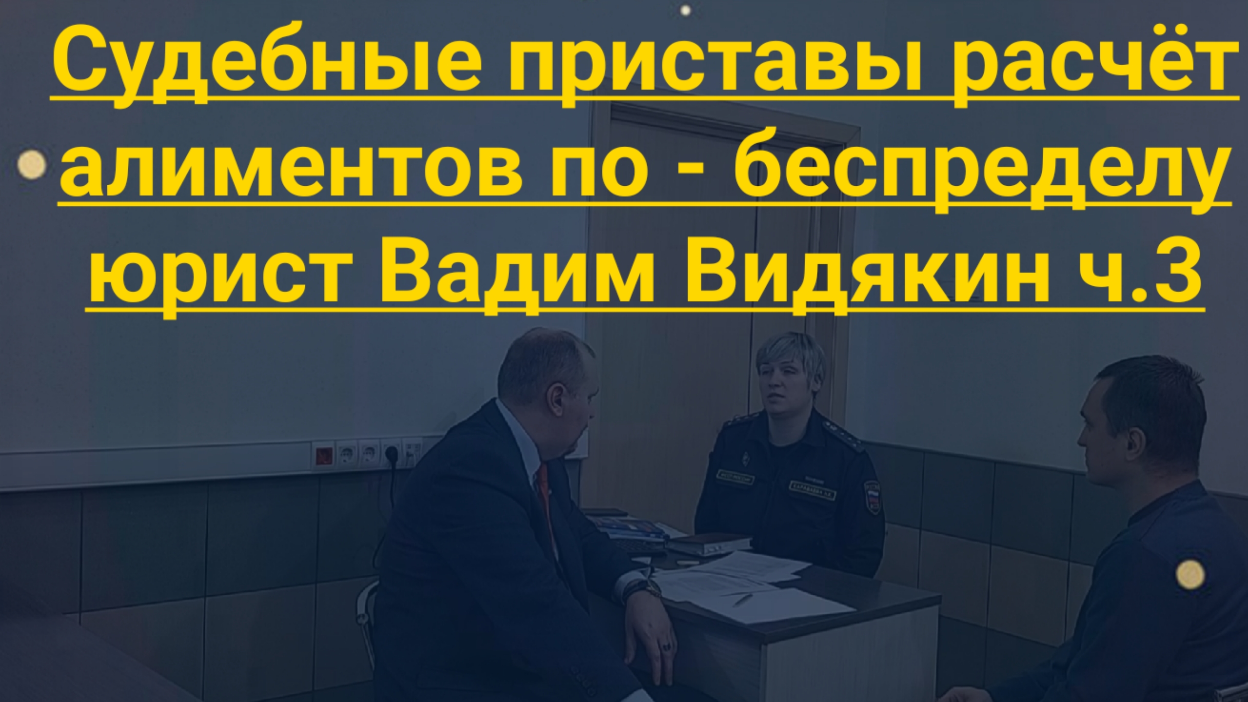 Судебные приставы расчёт алиментов по - беспределу юрист Вадим Видякин Киров в Законе ч.3