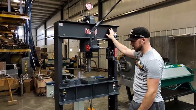 Dake 50H Hand Hydraulic H-Frame Press - Trick-Tools.com